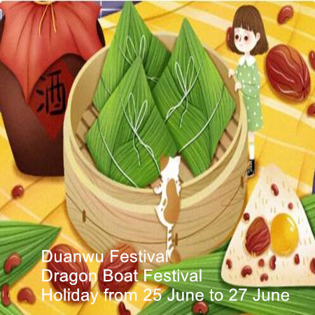 Çin Dragon Boat Festivali (Duanwu Festivali) 25 Haziran-27 Haziran.
